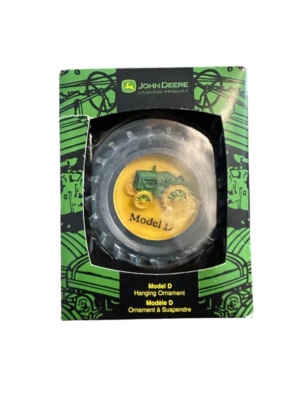 John Deere Model D Hanging Ornament Licensed Collectible By Enesco
